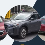 Subaru Outback vehicle collage showing selected model versions