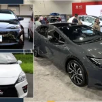 Toyota Prius vehicle collage showing selected model versions