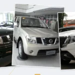 Nissan Navara vehicle collage showing selected model versions