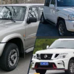 Nissan Patrol vehicle collage showing selected model versions