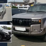 Toyota Land Cruiser Prado vehicle collage showing selected model versions