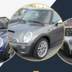 Mini Cooper vehicle collage showing selected model versions