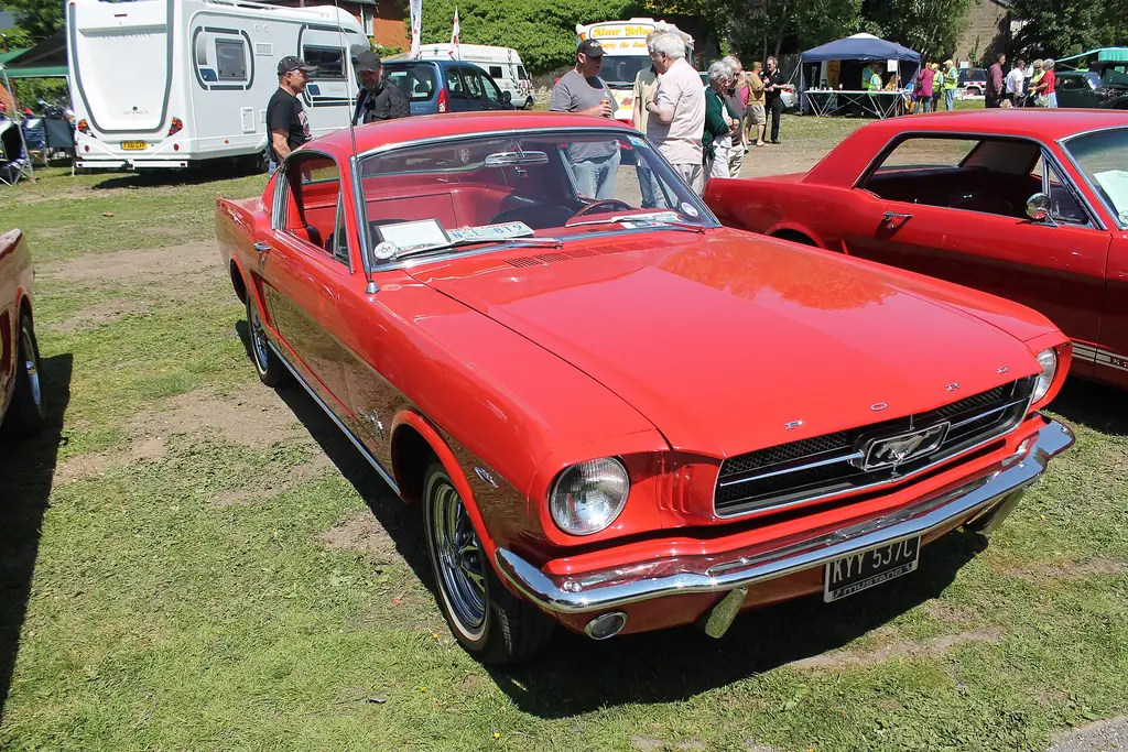 1965 Ford Mustang fastback, exterior context