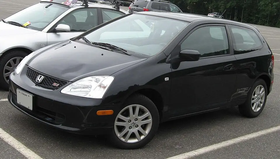 2002–2003 Honda Civic Si, exterior context