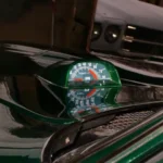 Hood-mounted tachometer on a 1968 Pontiac GTO